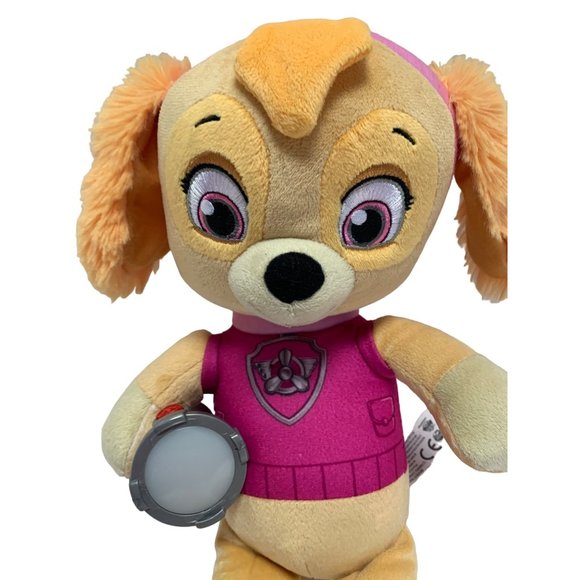 Nickelodeon Paw Patrol Skye Plush Stuffed Animal Toy Flashlight Spinmaster 13 in - Picture 2 of 5